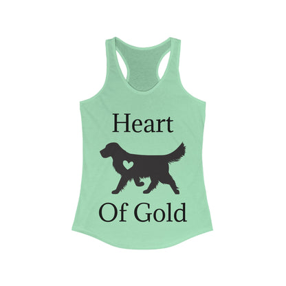 Heart Of Gold Women's Racerback Tank