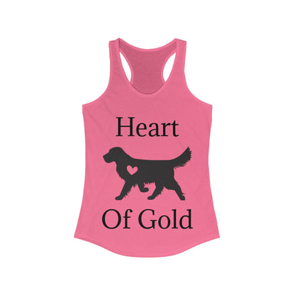 Heart Of Gold Women's Racerback Tank