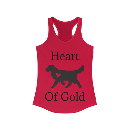 Heart Of Gold Women's Racerback Tank