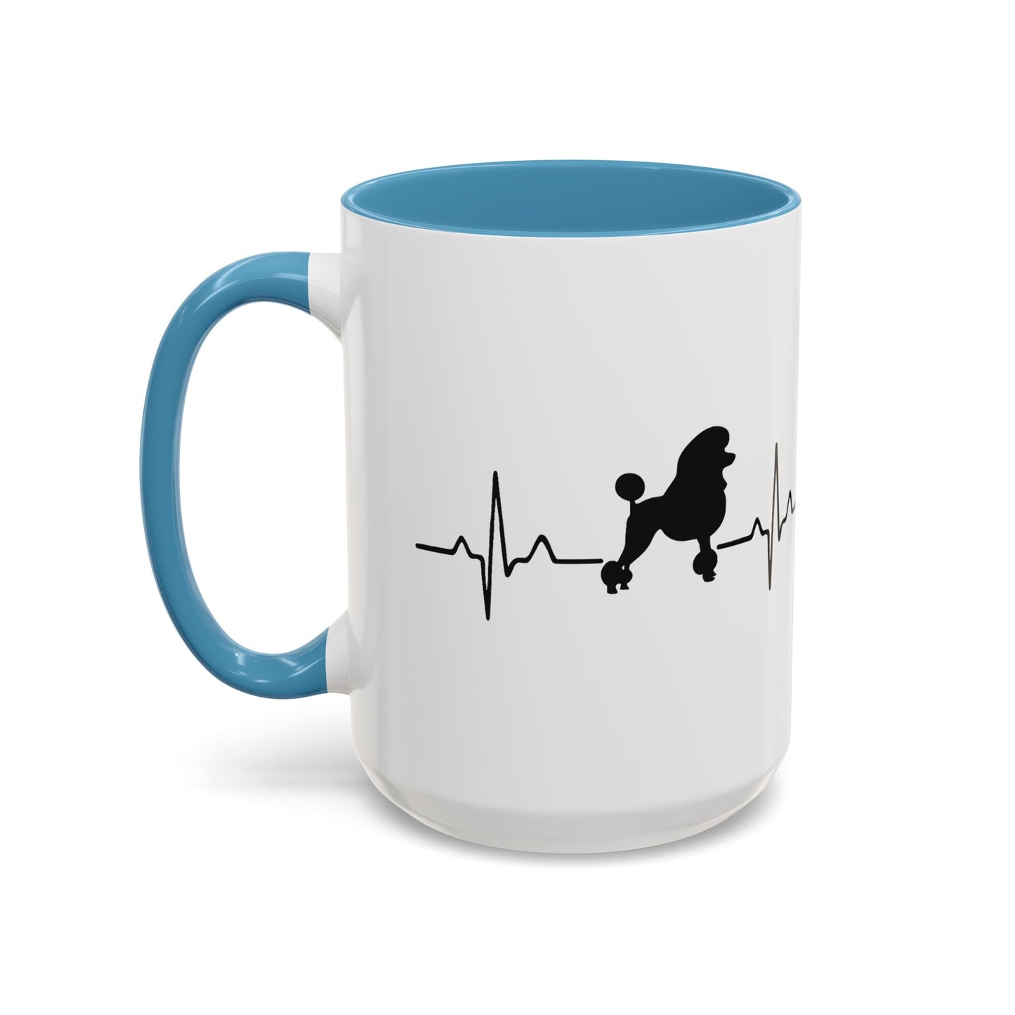 My Heart Beats For Poodles 2-Tone Coffee Mug