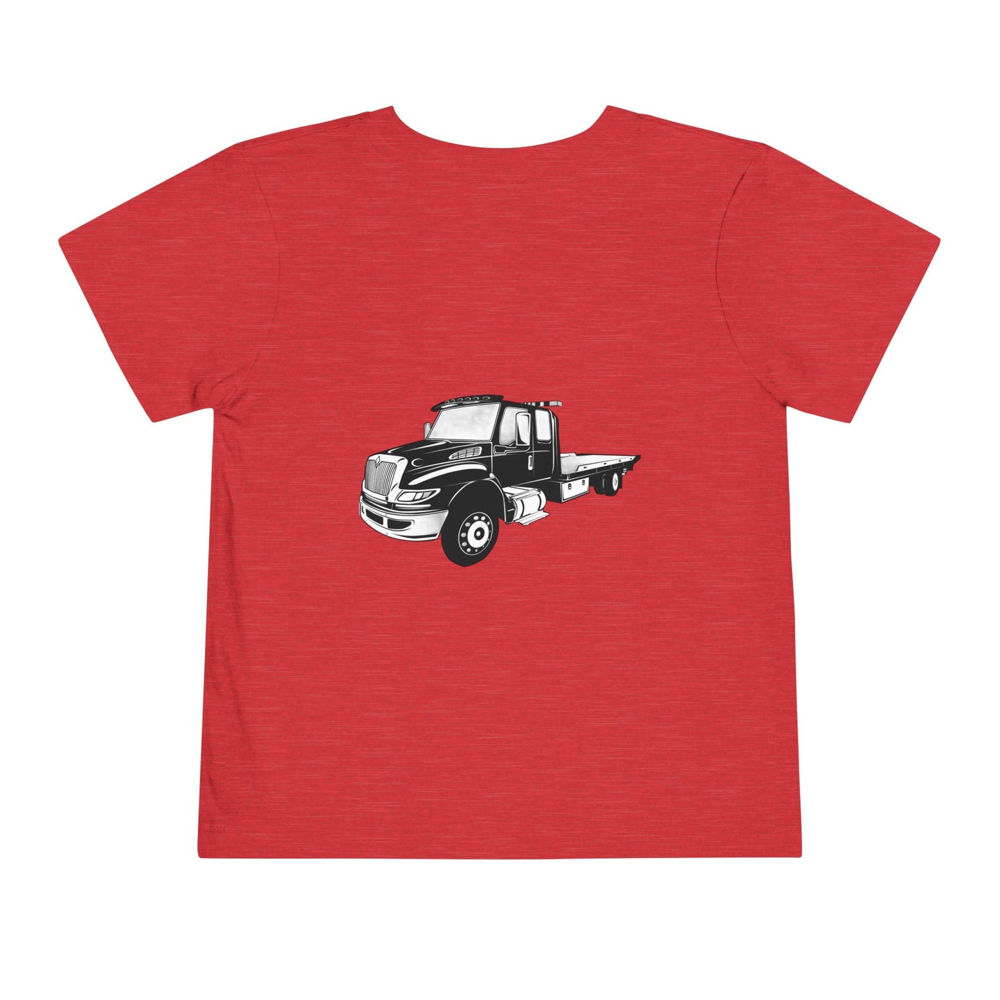 Flatbed Tow Truck Toddler Unisex Short Sleeve Crewneck Tee