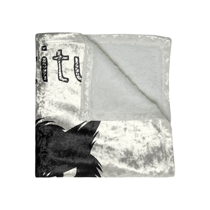 CAT-titude Crushed Velvet Blanket