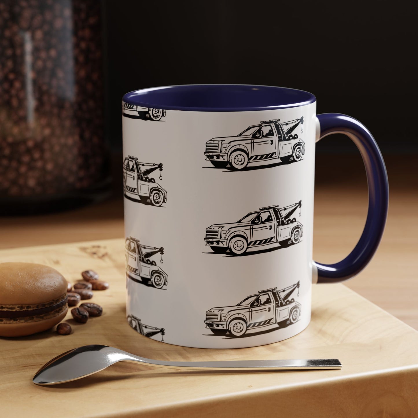 Wheel Lift Tow Truck 2-Tone Coffee Mug