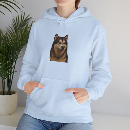 Malamute Head Unisex Hoodie