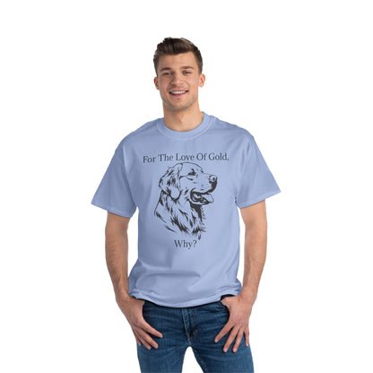 For The Love Of Gold Men's Short-Sleeve Crewneck Tee