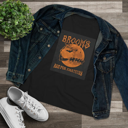 Brooms Are For Amateurs Women's Short Sleeve Crewneck Tee