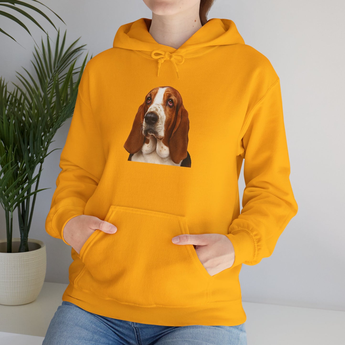 Basset Head Unisex Hoodie
