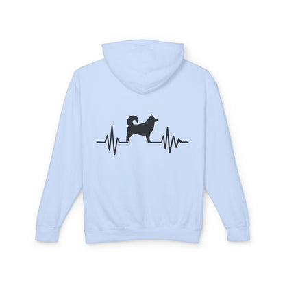 My Heart Beats For Malamutes Unisex Lightweight Hoodie