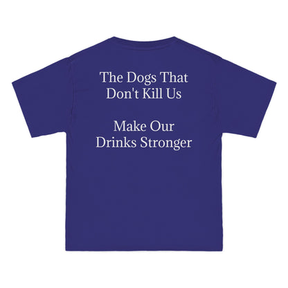 Drinks Stronger Men's Short-Sleeve Crewneck Tee