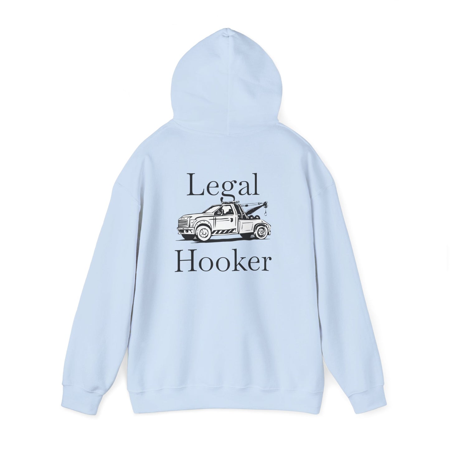 Legal H**ker Wheel Lift Tow Truck Unisex Hoodie
