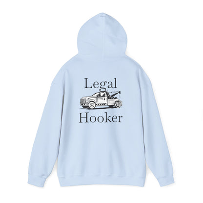 Legal H**ker Wheel Lift Tow Truck Unisex Hoodie
