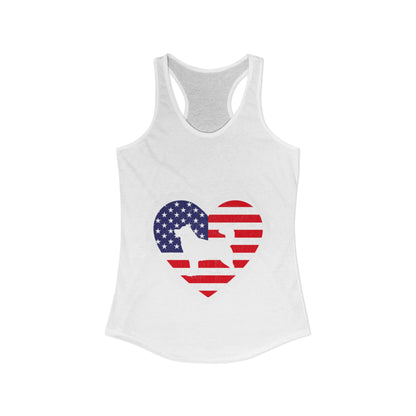 Malamute Flag Women's Racerback Tank