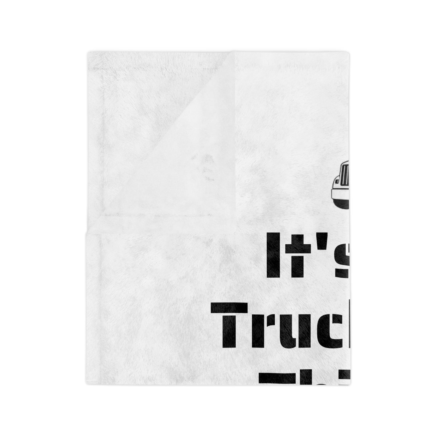 Trucking Thing Velveteen Microfiber Blanket