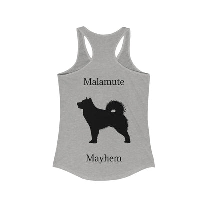 Malamute Mayhem Women's Racerback Tank