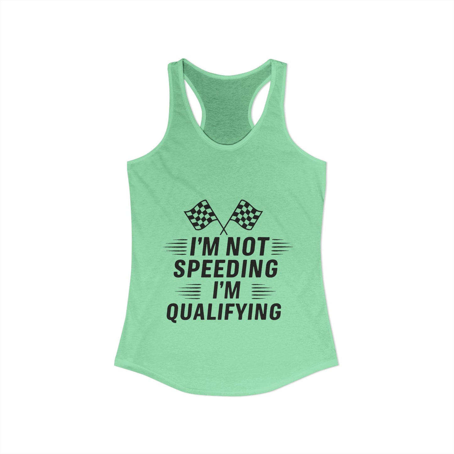 I'm Qualifying Women's Racerback Tank