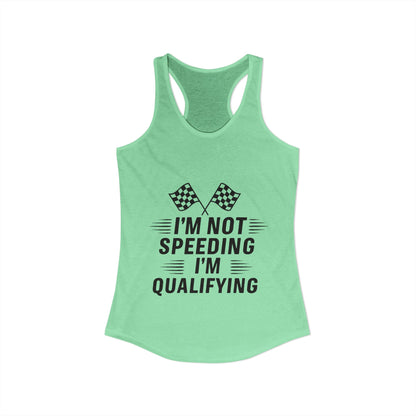 I'm Qualifying Women's Racerback Tank