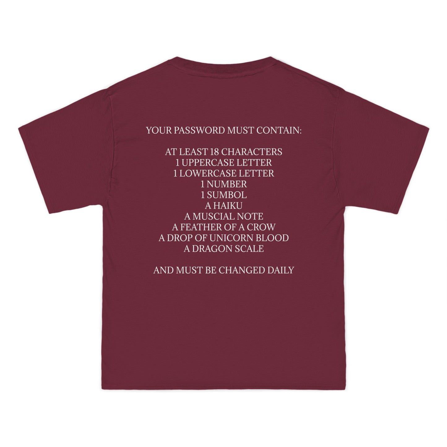 Password Men's Short-Sleeve Crewneck Tee