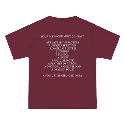 Password Men's Short-Sleeve Crewneck Tee