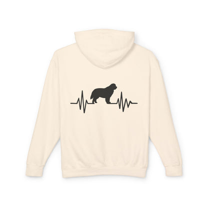 My Heart Beats For Newfies Unisex Lightweight Hoodie