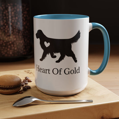 Heart Of Gold 2-Tone Coffee Mug