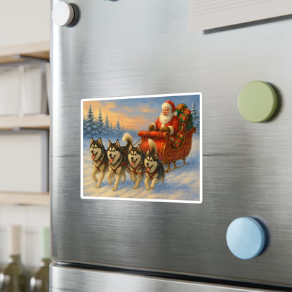 Dashing Through The Snow Vinyl Decal