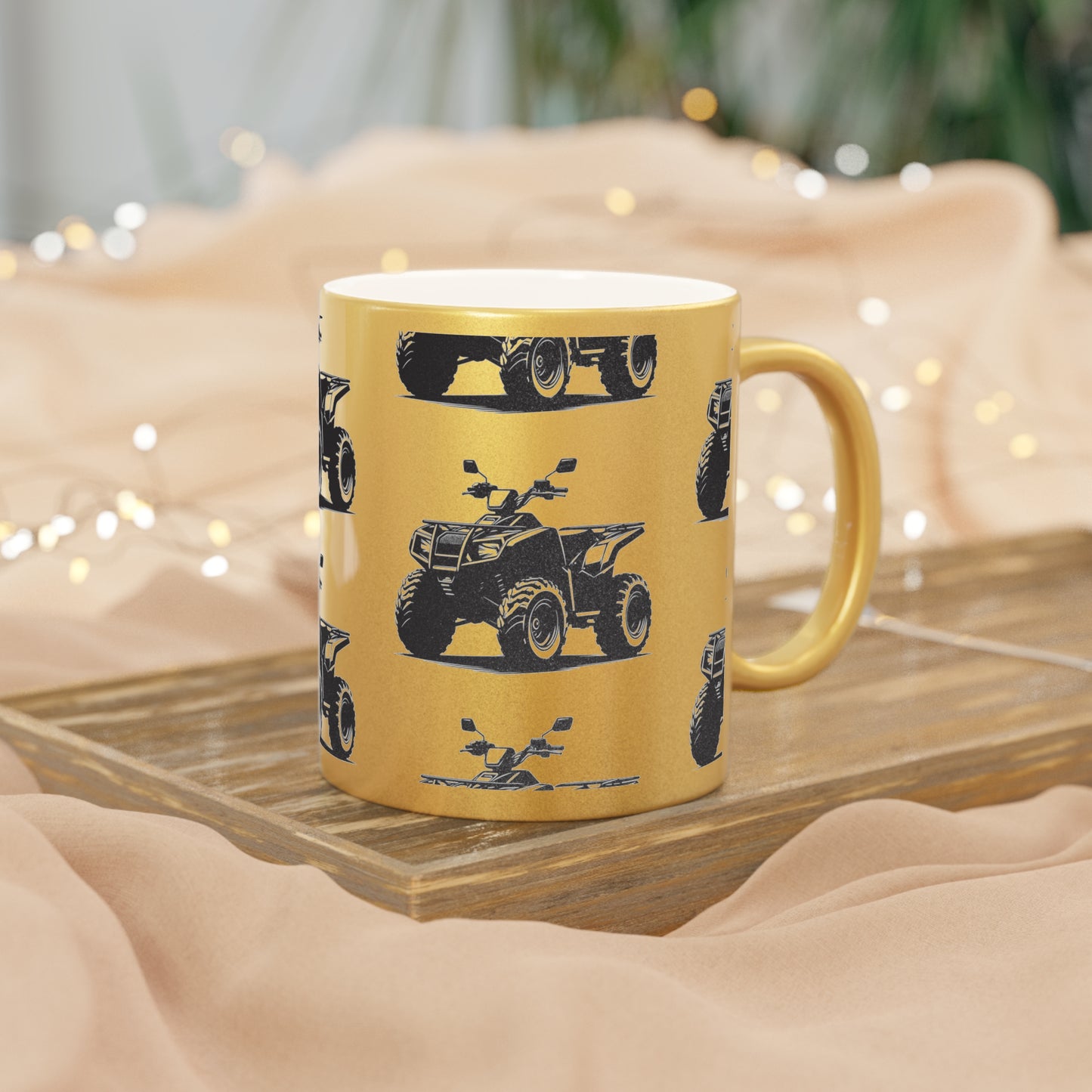 Off The Beaten Path Quad Metallic Coffee Mug
