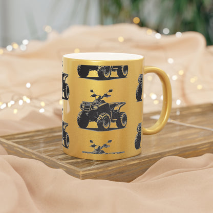 Off The Beaten Path Quad Metallic Coffee Mug