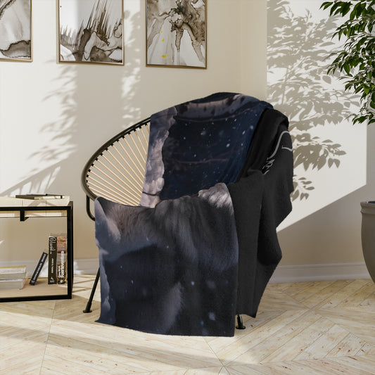 Got Snow? Velveteen Microfiber Blanket