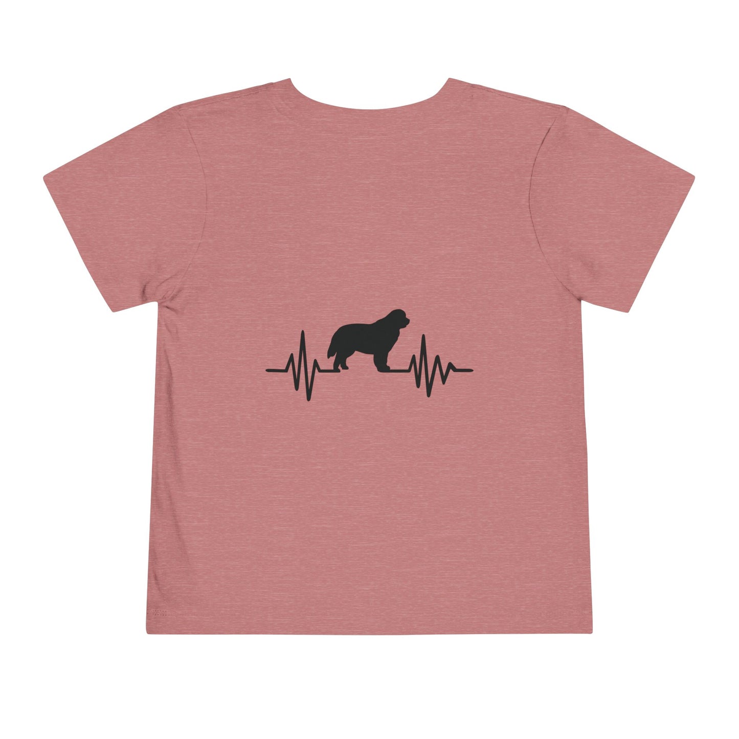 My Heart Beats For Newfies Toddler Unisex Short Sleeve Crewneck Tee