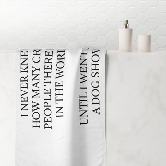 Never Knew Mink-Cotton  Beach Towel