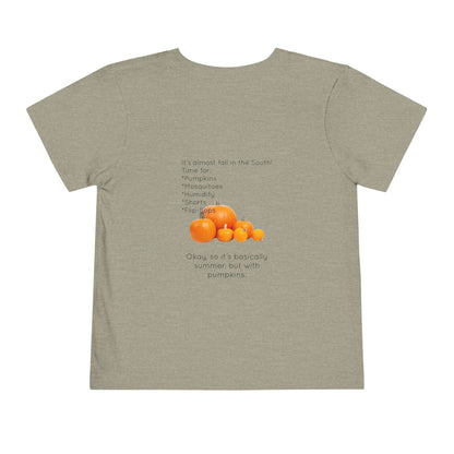 Fall In The South Toddler Unisex Short Sleeve Crewneck Tee