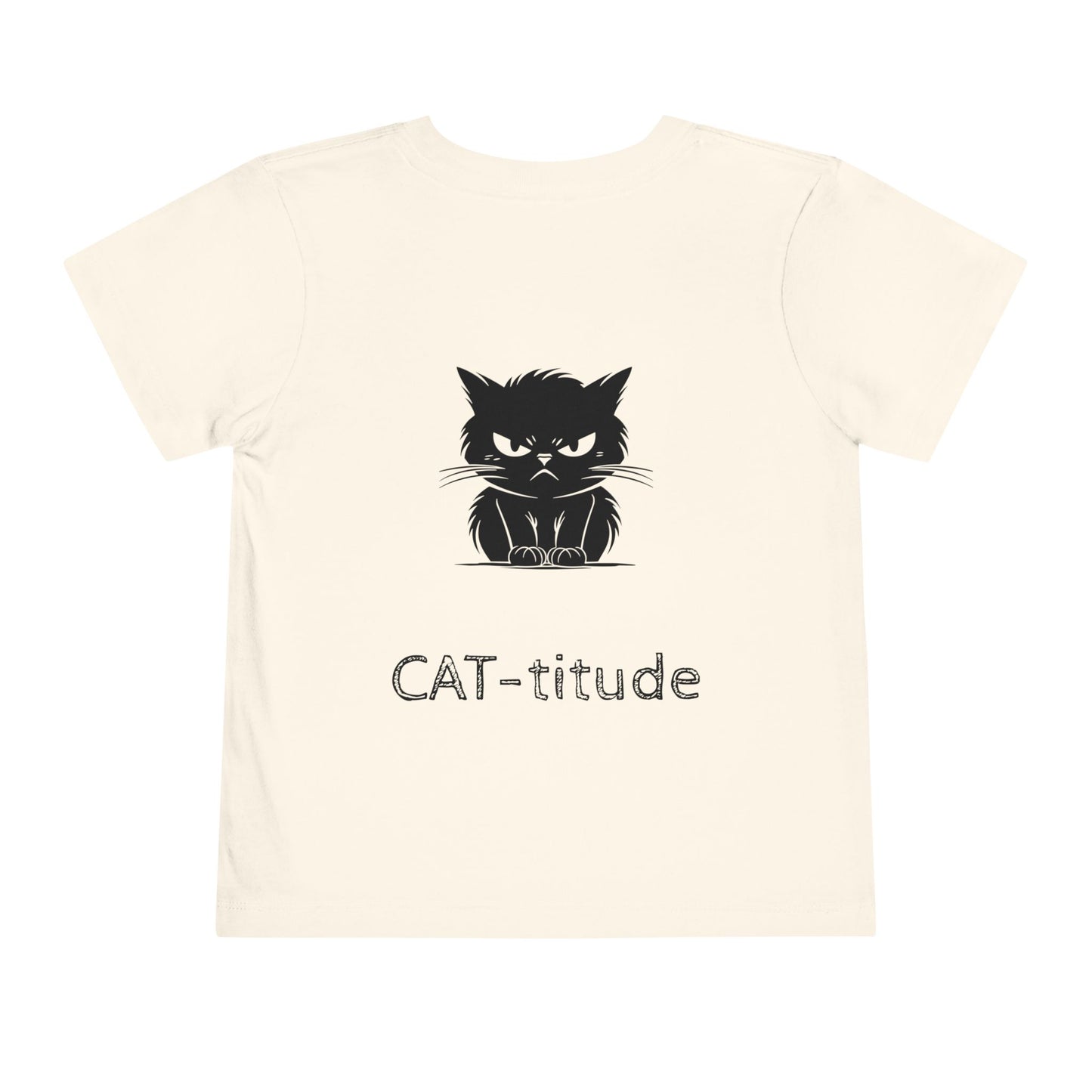 CAT-titude Toddler Unisex Short Sleeve Crewneck Tee