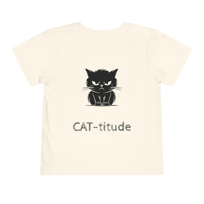 CAT-titude Toddler Unisex Short Sleeve Crewneck Tee