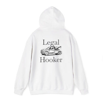 Legal H**ker Wheel Lift Tow Truck Unisex Hoodie