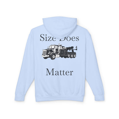 Size Does Matter Unisex Lightweight Hoodie