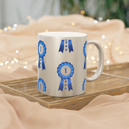 Show Ribbon Metallic Coffee Mug
