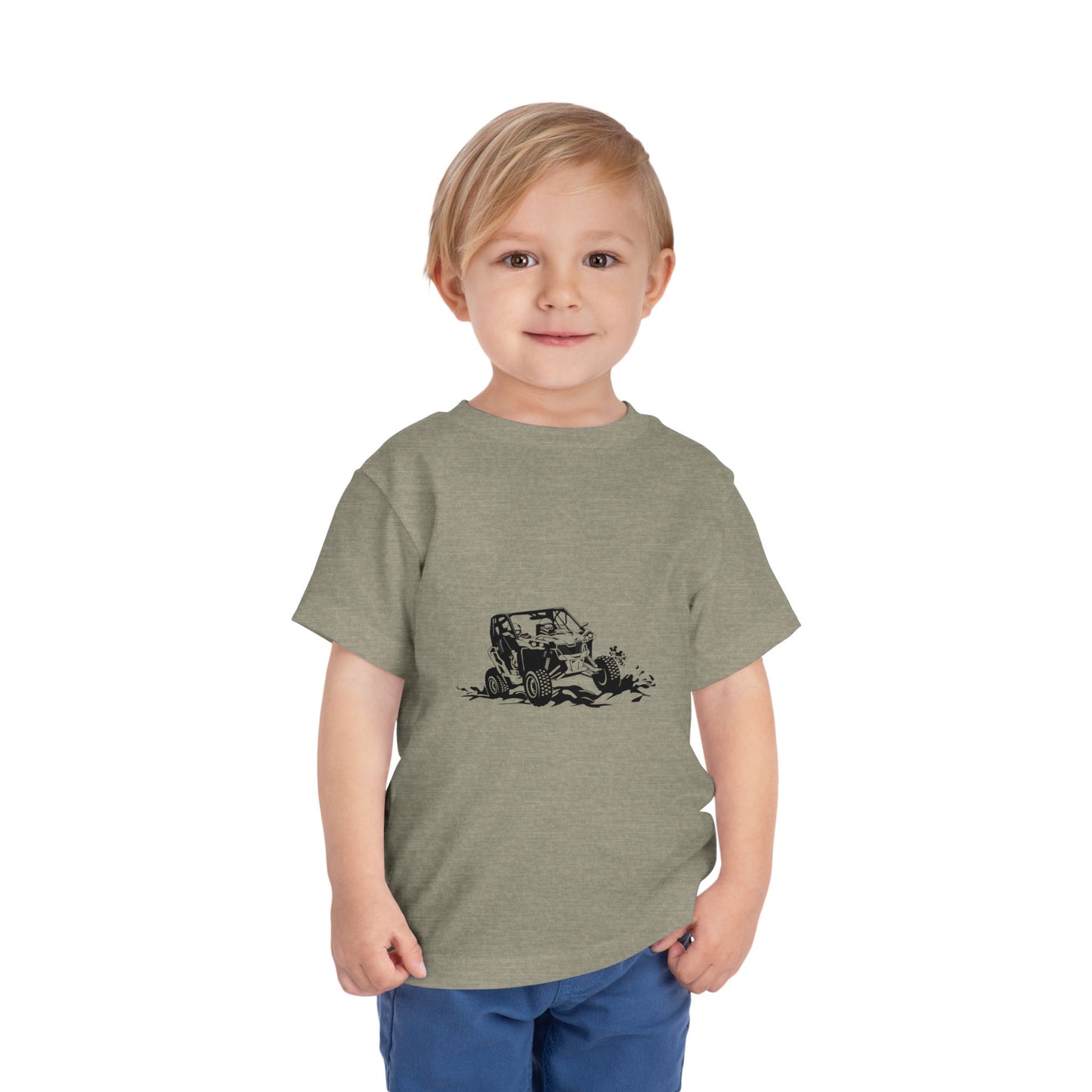 Slingin' Mud Side By Side Toddler Unisex Short Sleeve Crewneck Tee