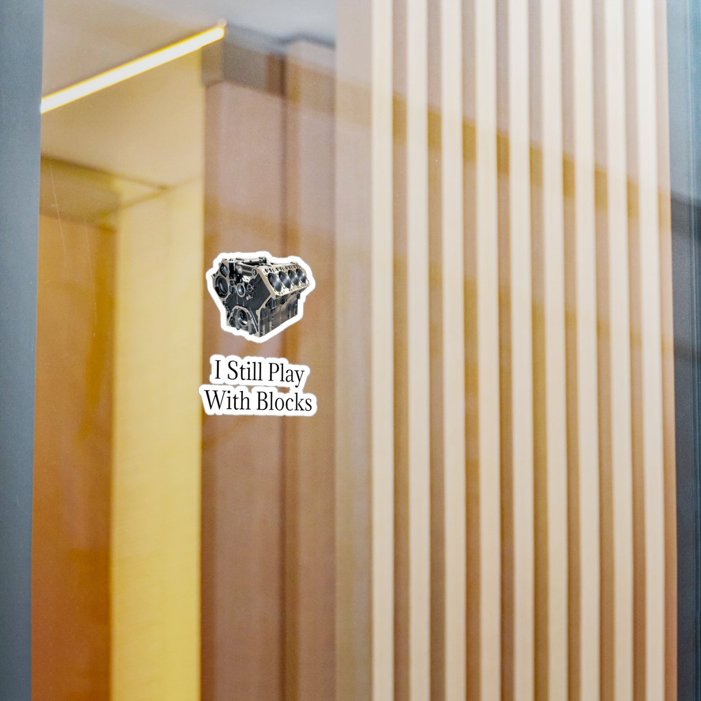 Play With Blocks Vinyl Decal