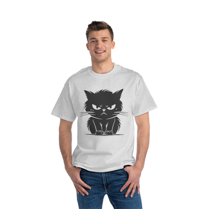 Angry Cat Men's Short-Sleeve Crewneck Tee