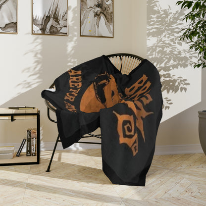 Brooms Are For Amateurs Velveteen Microfiber Blanket