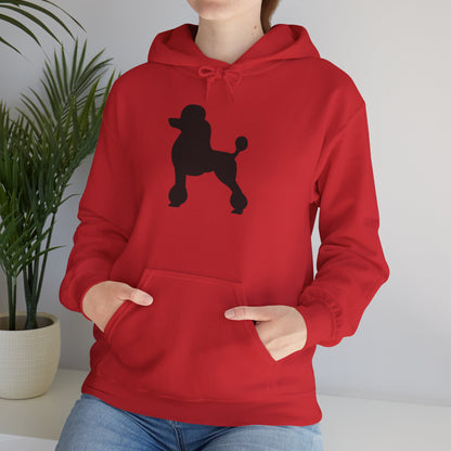 Poodle Silhouette Unisex Hoodie