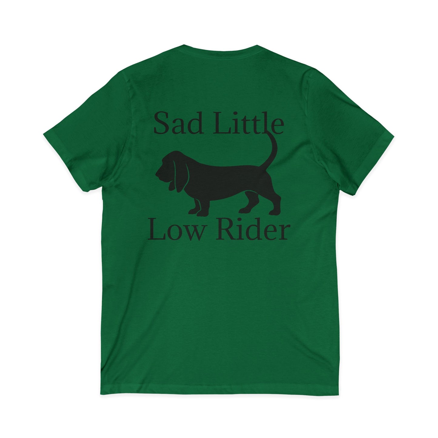 Sad Little Low Rider Unisex Short Sleeve V-Neck Tee
