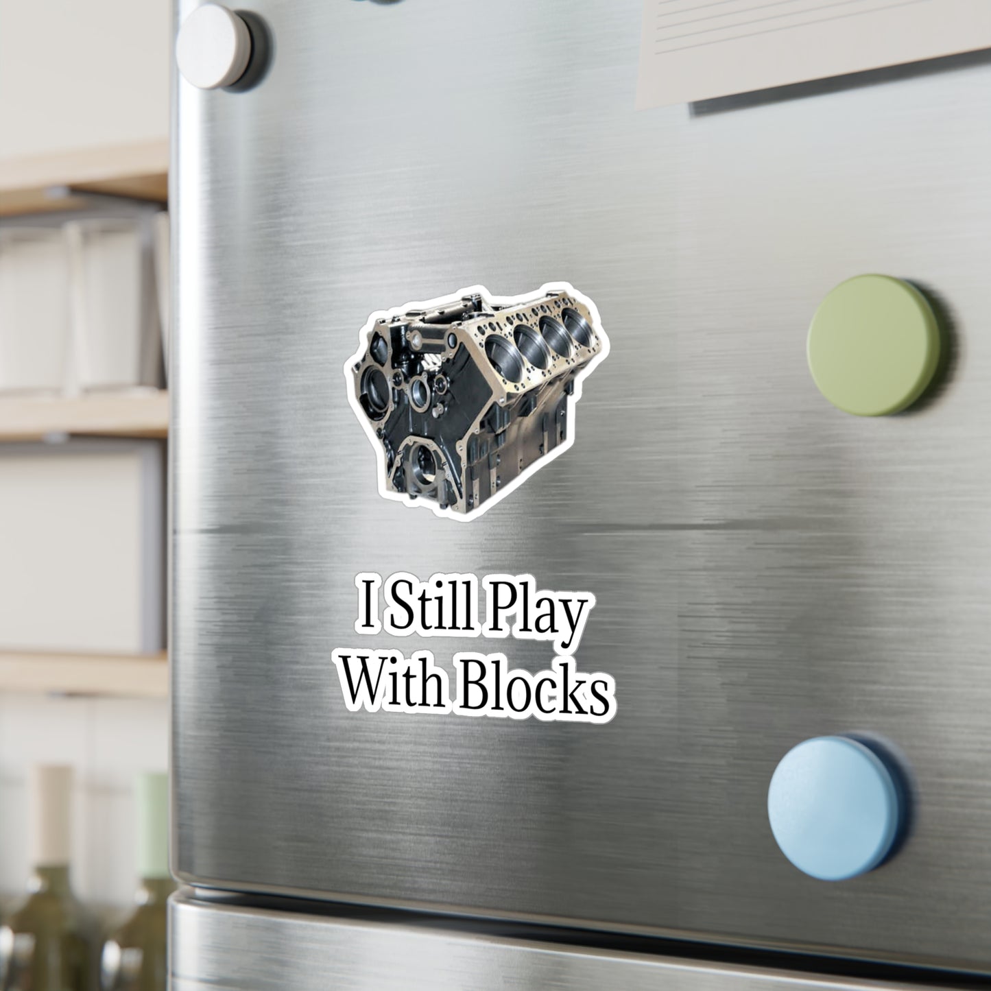 Play With Blocks Vinyl Decal