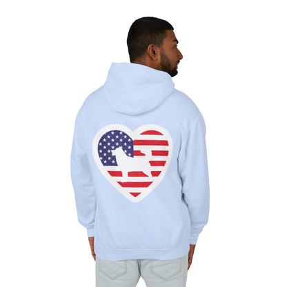 Malamute Flag Unisex Lightweight Hoodie