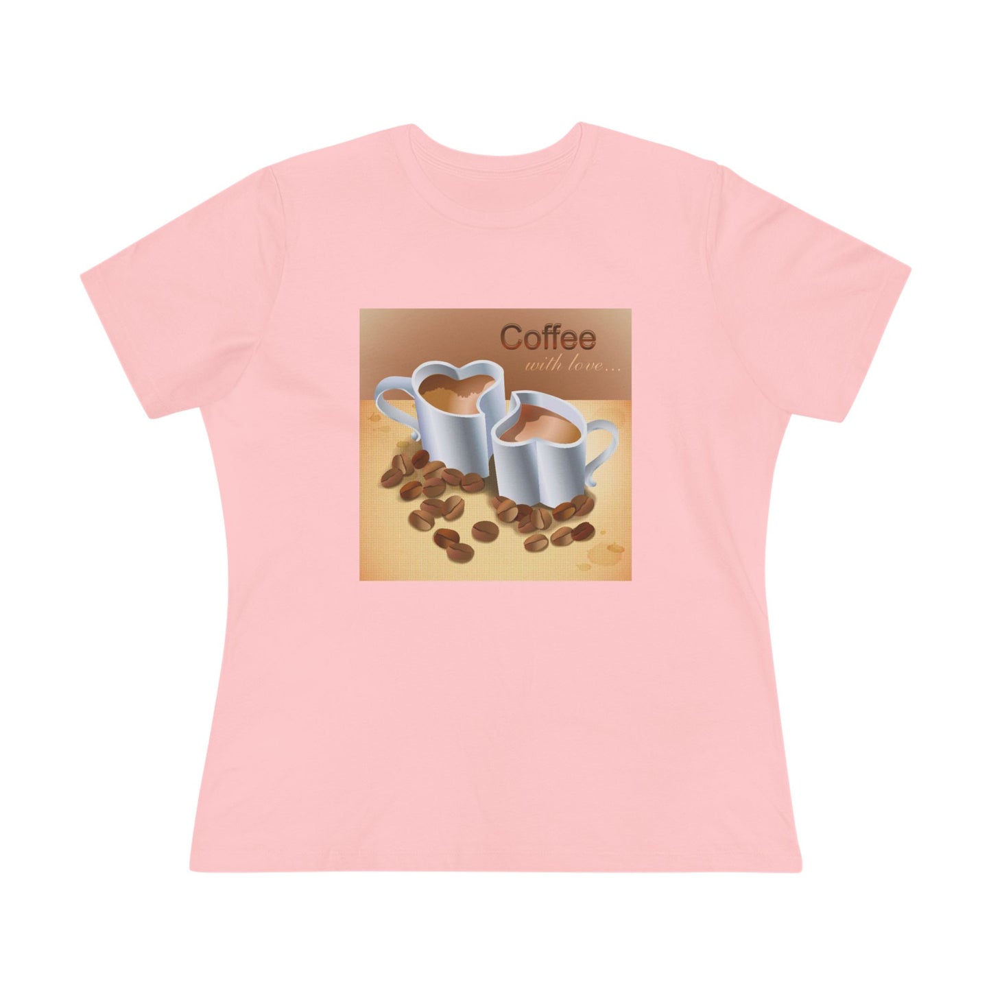 Coffee With Love Women's Short Sleeve Crewneck Tee