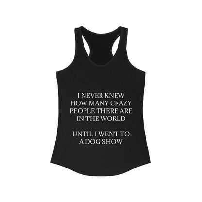 Never Knew Women's Racerback Tank