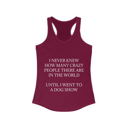 Never Knew Women's Racerback Tank