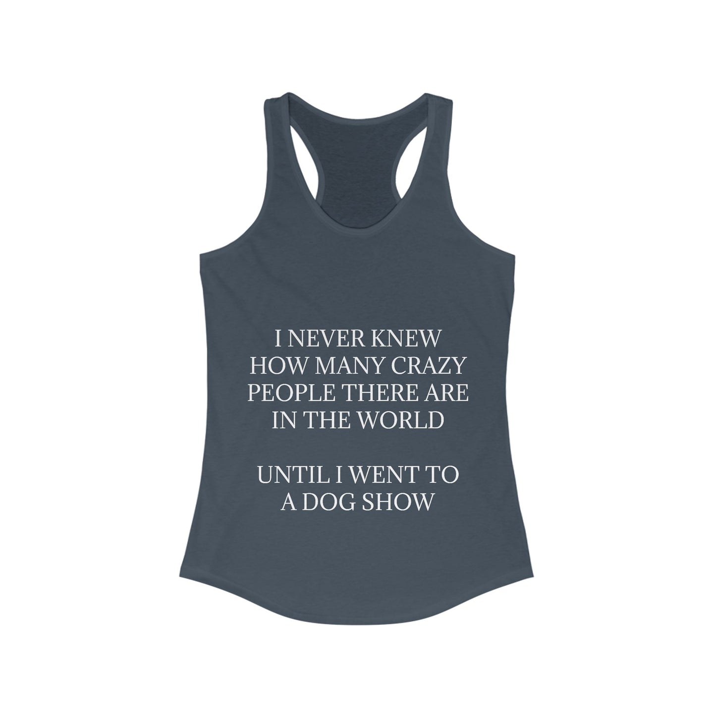 Never Knew Women's Racerback Tank
