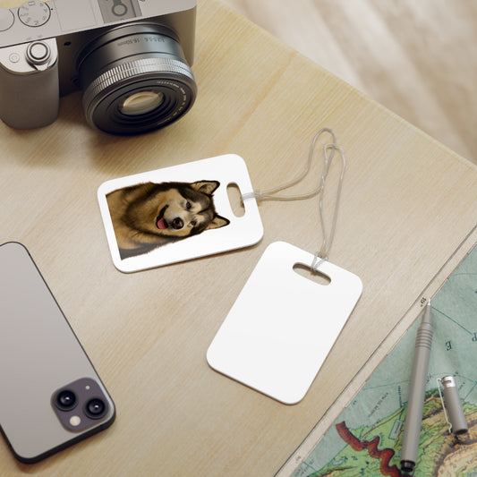 Malamute Head Luggage Tag
