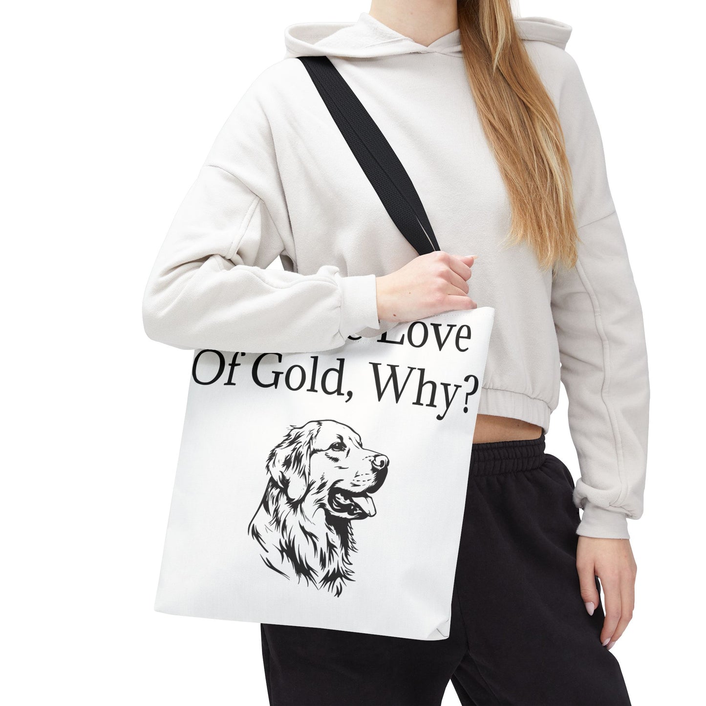 For The Love Of Gold Tote Bag